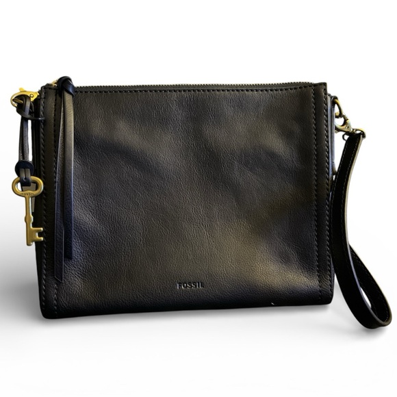 FOSSIL EMMA LEATHER CROSSBODY BAG - Picture 6 of 12